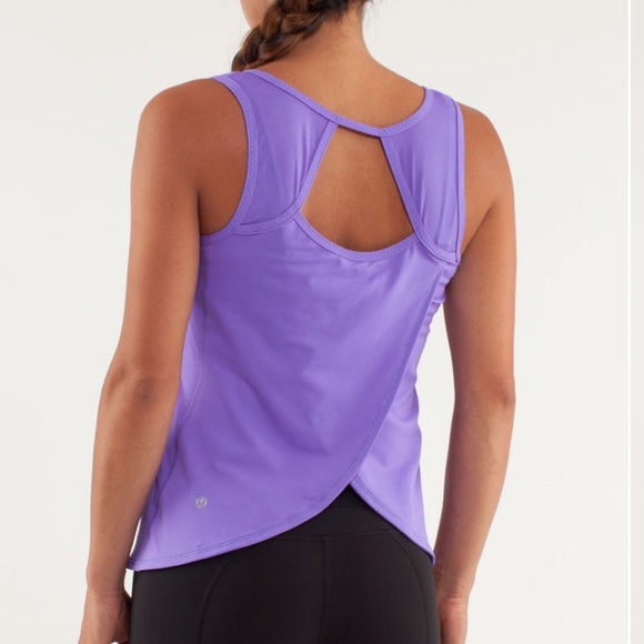 Lululemon Run: Speed Squad tank in power purple- size 6 - Picture 4 of 8
